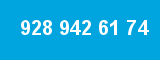 928 942 61 74 928 942 61 74